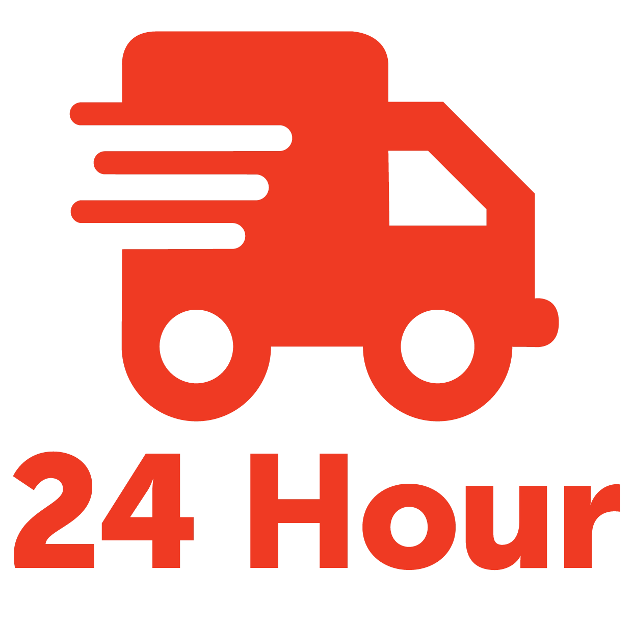 quickship 24 hour logo